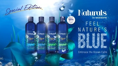 Watsons has launched a range of personal care products to reduce the impact of ocean-bound plastic waste. ©Watsons